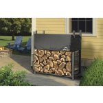 Stojan na dřevo ShelterLogic 120 x 36,3 x 118,9 cm ocelový černý s plachtou – Zboží Dáma Stojan na dřevo ShelterLogic 120 x 36,3 x 118,9 cm ocelový černý s plachtou – Zboží Dáma