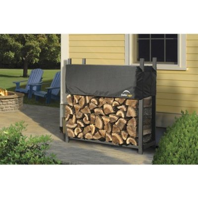 Stojan na dřevo ShelterLogic 120 x 36,3 x 118,9 cm ocelový černý s plachtou – Zboží Dáma Stojan na dřevo ShelterLogic 120 x 36,3 x 118,9 cm ocelový černý s plachtou – Zboží Dáma