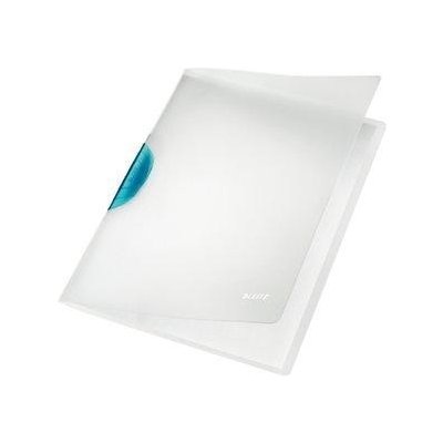 LEITZ Desky s klipem "Color Clip Magic", světle modrá, PP, A4