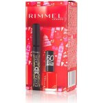 Rimmel London Extra 3D Lash řasenka 003 Extreme Black 8 ml + 60 Seconds Super Shine Nail Polish lak na nehty 315 Queen Of Tarts 8 ml dárková sada – Hledejceny.cz