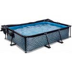 Exit Toys Frame s kartušovou filtrací a kopulí 300 x 200 x 65 cm Stone Grey – Hledejceny.cz