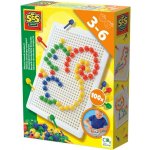 SES CREATIVE Mozaika na desce malá barevné kloboučky 100 dílků 14046x – Zbozi.Blesk.cz