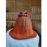 Saunový mág Čepice červenohnědá – Zboží Dáma