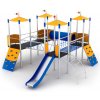 Dětské hřiště Playground System z nerezu QUATRO se skluzavkou 11030