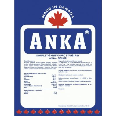 Anka Senior 20 kg – Zboží Mobilmania