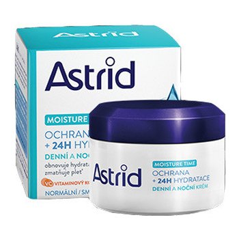 Astrid Moisture Time ochranný hydratační denní a noční krém pro normální až smíšenou pleť 50 ml