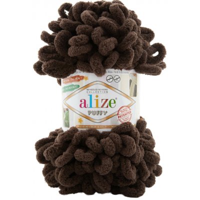 Alize Příze Puffy 26 hnědá – Hledejceny.cz