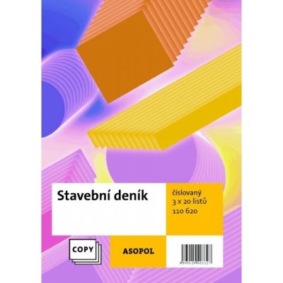 Asopol 110620 Stavební deník 3x20 listů