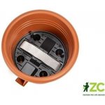 Plastia Samozavlažovací květináč Narza 25 cm terakota – Sleviste.cz