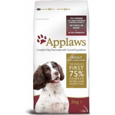 Applaws Dog Adult Small & Medium Breed Chicken & Lamb 2x7,5kg