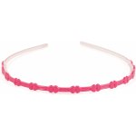 Úzká čelenka do vlasů tmavě růžová – Hledejceny.cz