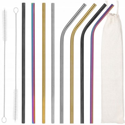 Springos Kovová Brčka 8 ks – Zbozi.Blesk.cz