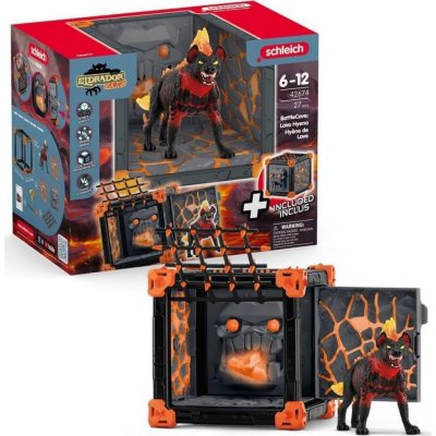 Schleich Eldrador Creatures BattleCave Lava Hyena, na hraní – Zboží Mobilmania