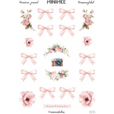 Samolepky MINIMEE - Romantický set – Zboží Živě