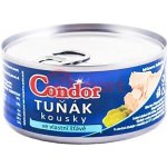 Condor Tuňák kousky ve vlastní šťávě plechovka 170 g – Zboží Dáma