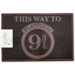 CurePink Harry Potter Tahle cesta k nástupišti 9 3/4 červená 60 x 40 cm – Hledejceny.cz