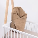 Tulimese Péřová zavinovačka mušelínová béžová s puntíkem – Hledejceny.cz