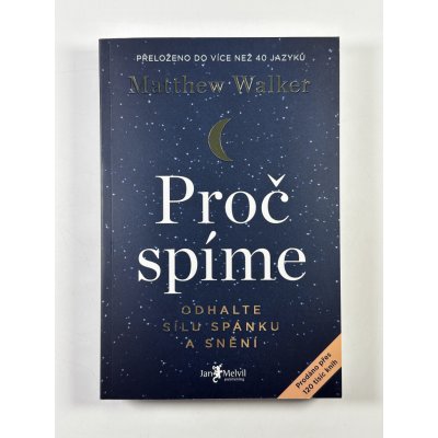 Melvil Proč spíme - Matthew Walker – Zboží Dáma
