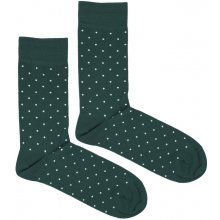 Bubibubi ponožky s puntíky Tmavozelené