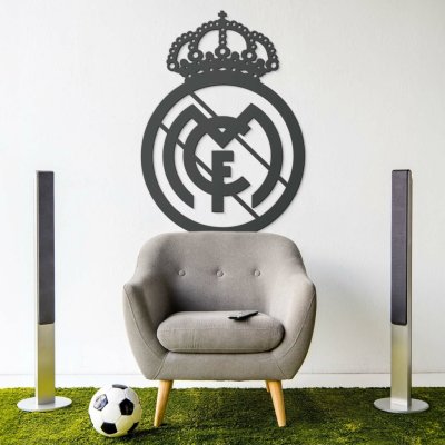 Dřevěná dekorace na zeď - FC Real Madrid – Hledejceny.cz