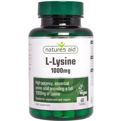 Natures Aid L Lysine 1000 mg 60 tablet