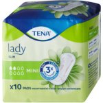 Zewa Tena Lady Slim Mini slipové inkontinenční vložky 10 ks – Zboží Mobilmania