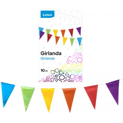 Girlanda praporky dětská 10m – Sleviste.cz