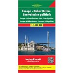 Europa Naher Osten Zentralasien politisch. Europa Oriente Próximo Asia Central politico. Europe Midden-Oosten Centraal-Azie politiek – Zboží Mobilmania