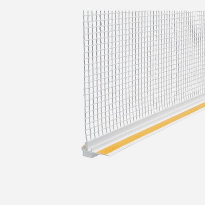 Den Braven - Okenní profil pro zateplovací systémy s tkaninou 6 mm x 100 mm, 2,4 m – Zboží Mobilmania