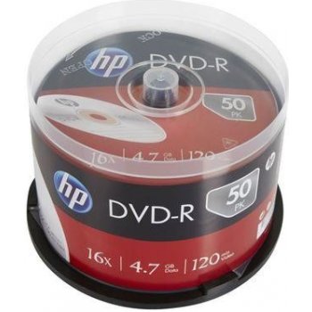 HP DVD-R 4,7GB 16x, cakebox, 50ks (69316)