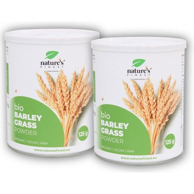 Nature´s Finest 2x Barley Grass Powder BIO 125 g – Hledejceny.cz