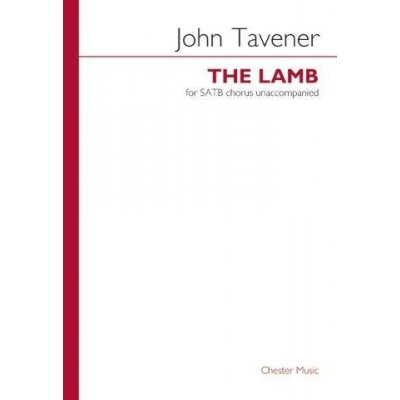 John Tavener The Lamb noty na sborový zpěv SATB – Zboží Mobilmania