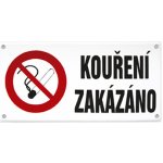 Český smalt Smaltovaná cedule "Kouření zakázáno", 35 x 15 cm
