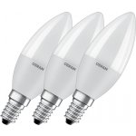 Osram LED žárovka Clas B 60 FR 7.5 W E14 Teplá bílá 3ks – Hledejceny.cz