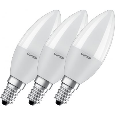 Osram LED žárovka Clas B 60 FR 7.5 W E14 Teplá bílá 3ks – Hledejceny.cz