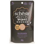 Schesir Cat After Dark Velv.Mousse kuře kachn 80 g – Sleviste.cz