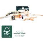 Small Foot Vláčkodráha s nádražím LE11235 – Zboží Dáma