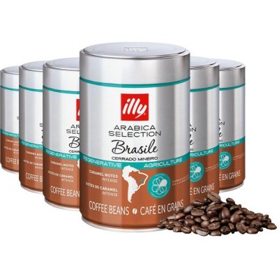 Illy Brasile Cerrado Mineiro zrnková 6 x 250 g – Hledejceny.cz