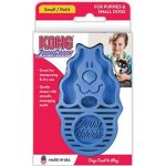 ZoomGroom Hrebeň Kong gumový modrý L 11,5 x 7 x 2,5 cm – Zboží Dáma