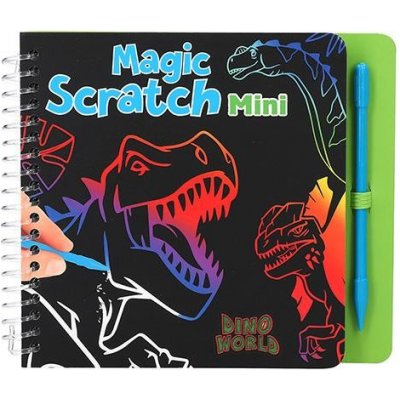 Škrabací mini sešit Dino World – Zboží Dáma