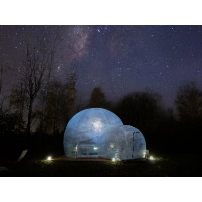 Noc pod hvězdami v průhledné bublině nedaleko Prahy – Hledejceny.cz