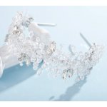 B-TOP Široká krystalová čelenka do vlasů DIADÉM – Zboží Dáma