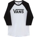 Vans CLASSIC RAGLAN-B pánské tričko bílá – Zboží Mobilmania