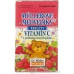 Müllerovi medvídci s vit.C a přích. jahody 45 tablet – Hledejceny.cz