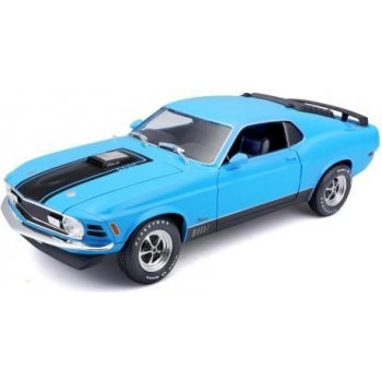 Maisto Ford Mustang Mach 1 1970 modrá B 1:18