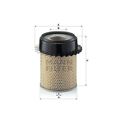 MANN-FILTER Vzduchový filtr C21317 – Hledejceny.cz