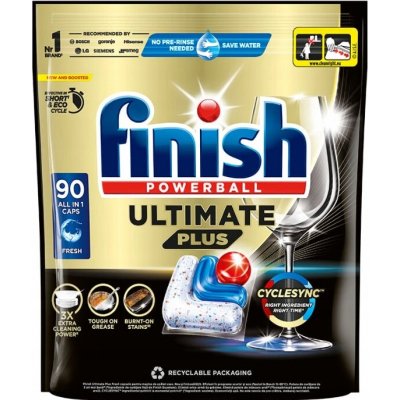 Finish Ultimate Plus Fresh Kapsle na mytí nádobí 90 ks – Zboží Dáma