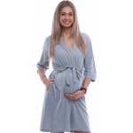 Lehký župan do porodnice na kojení 1G0671 šedá – Hledejceny.cz