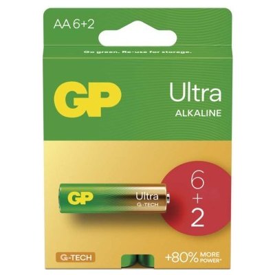 Alkalická baterie GP Ultra AA (LR6) – Zboží Mobilmania