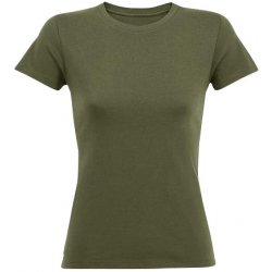 Stedman Klasické dámské tričko na tělo s certifikací Vegan tmavá hnědá